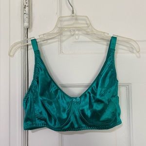 Silky emerald bralet, 42B